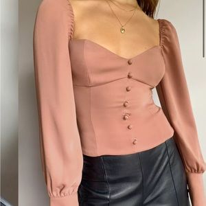 Wilifred TULUM blouse in M - gorgeous dusky rose!!